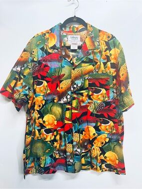 vintage Peco Culinary Classics tropical fish all-over